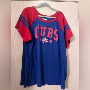 Torrid Chicago Cubs Shirt - Red and Blue